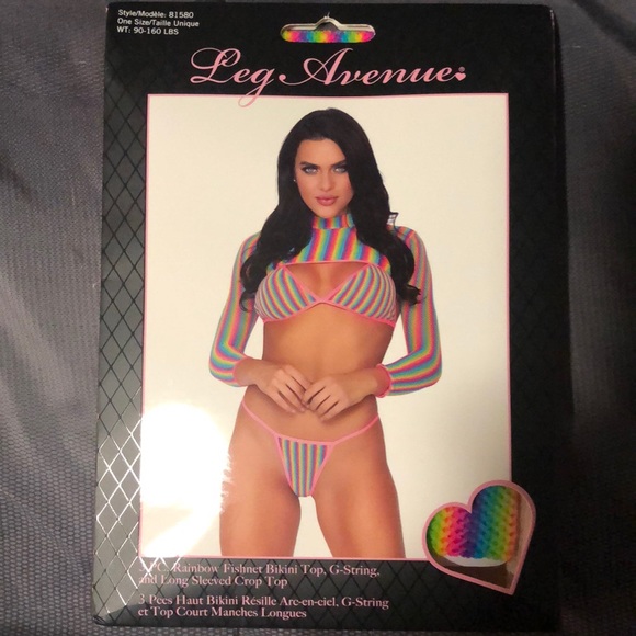 fishnet bikini set